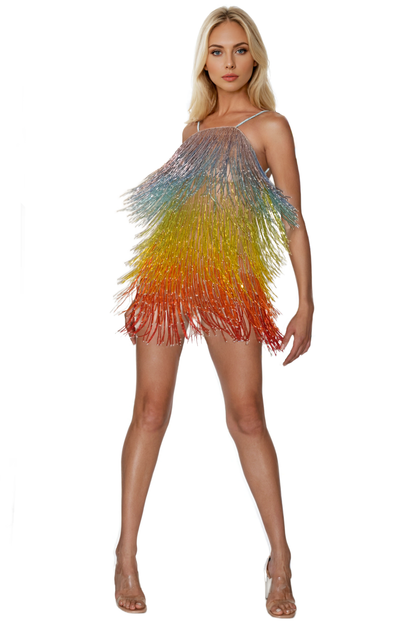 Iris Technicolor Dress