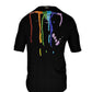 Splash T-shirt Black Rainbow